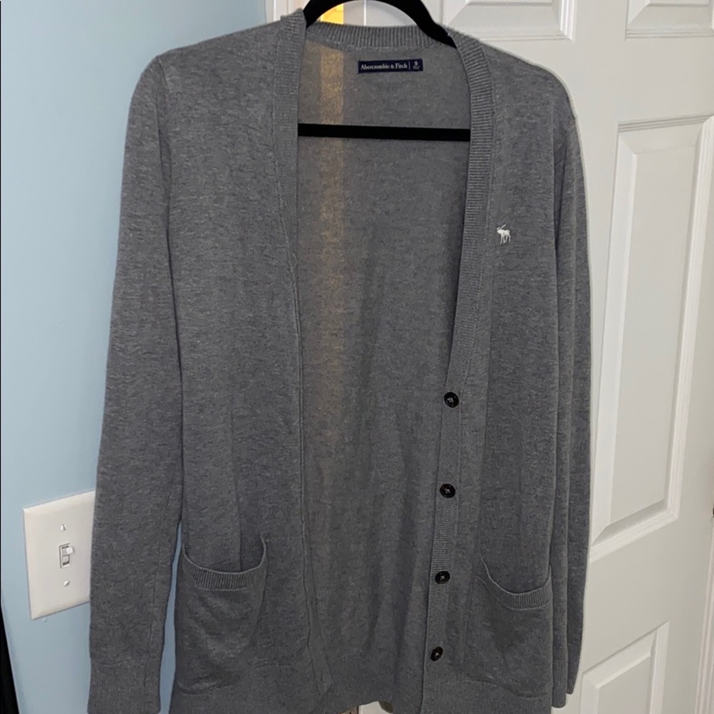 Long button up cardigan